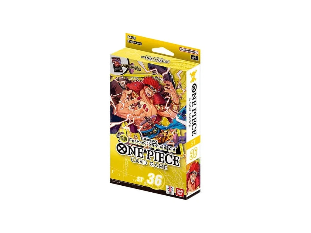 One Piece Card Game Yellow Eustass Captain Kid (ST-36) Starter Deck englisch