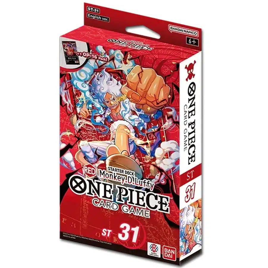 One Piece Card Game Red Monkey D. Luffy (ST-31) Starter Deck englisch