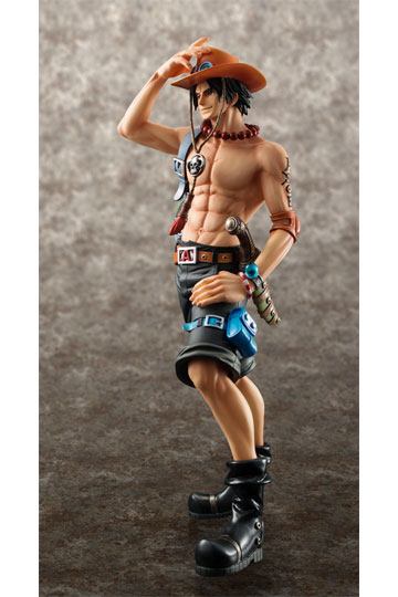 One Piece Excellent Model P.O.P PVC Statue NEO-DX Portgas D. Ace 10th Limited Ver. 23 cm