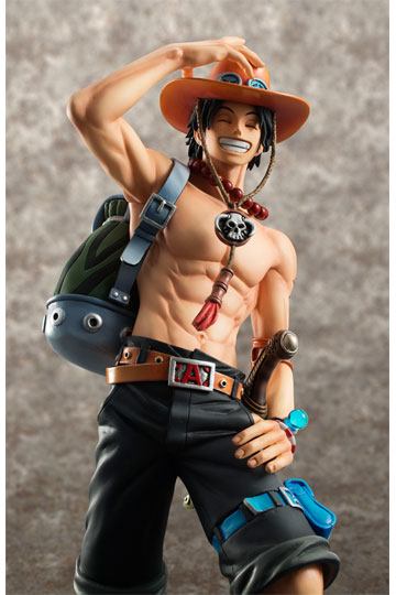 One Piece Excellent Model P.O.P PVC Statue NEO-DX Portgas D. Ace 10th Limited Ver. 23 cm