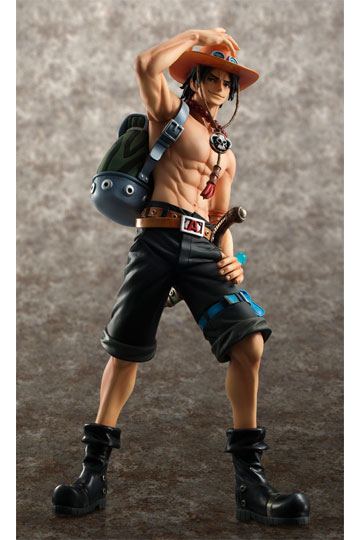 One Piece Excellent Model P.O.P PVC Statue NEO-DX Portgas D. Ace 10th Limited Ver. 23 cm