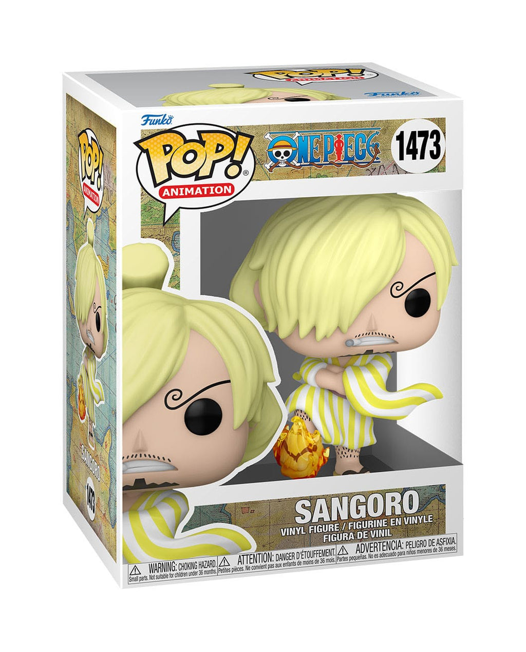 One Piece POP! Animation Vinyl Figur Sangoro (Wano) 9 cm