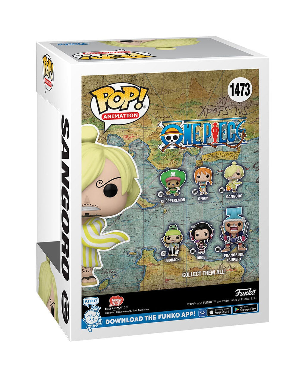 One Piece POP! Animation Vinyl Figur Sangoro (Wano) 9 cm