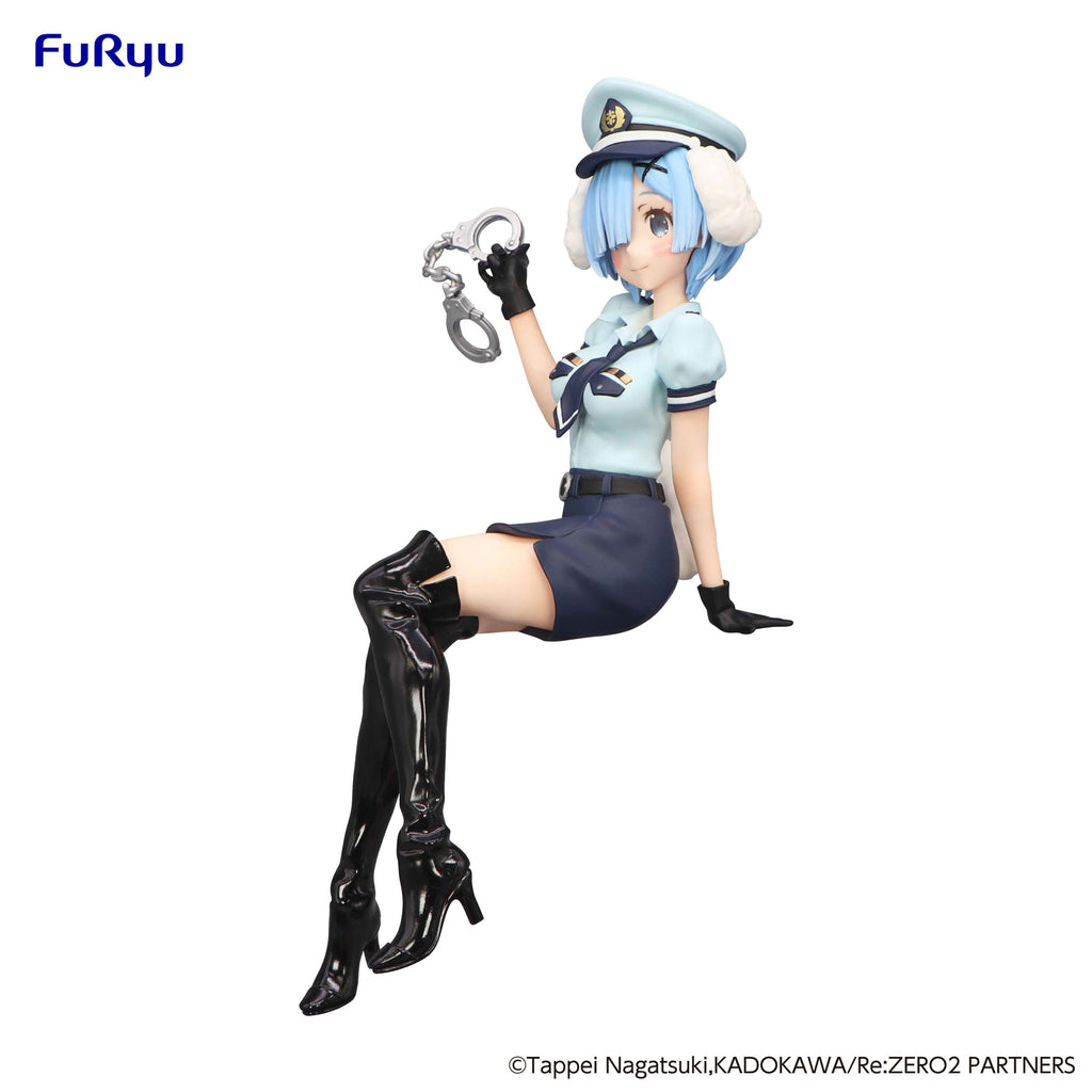 Re:Zero Starting Life in Another World PVC Statue Rem Police Officer Cap with Dog Ears 14 cm