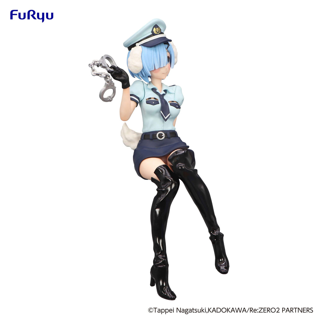 Re:Zero Starting Life in Another World PVC Statue Rem Police Officer Cap with Dog Ears 14 cm