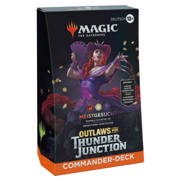 Magic the Gathering Outlaws von Thunder Junction Commander-Deck Meistgesucht deutsch