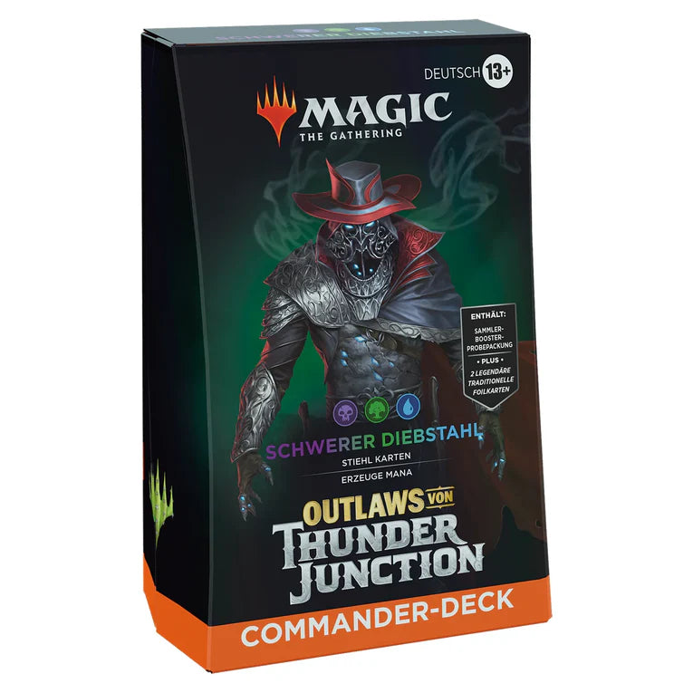 Magic the Gathering Outlaws von Thunder Junction Commander-Deck Schwerer Diebstahl deutsch