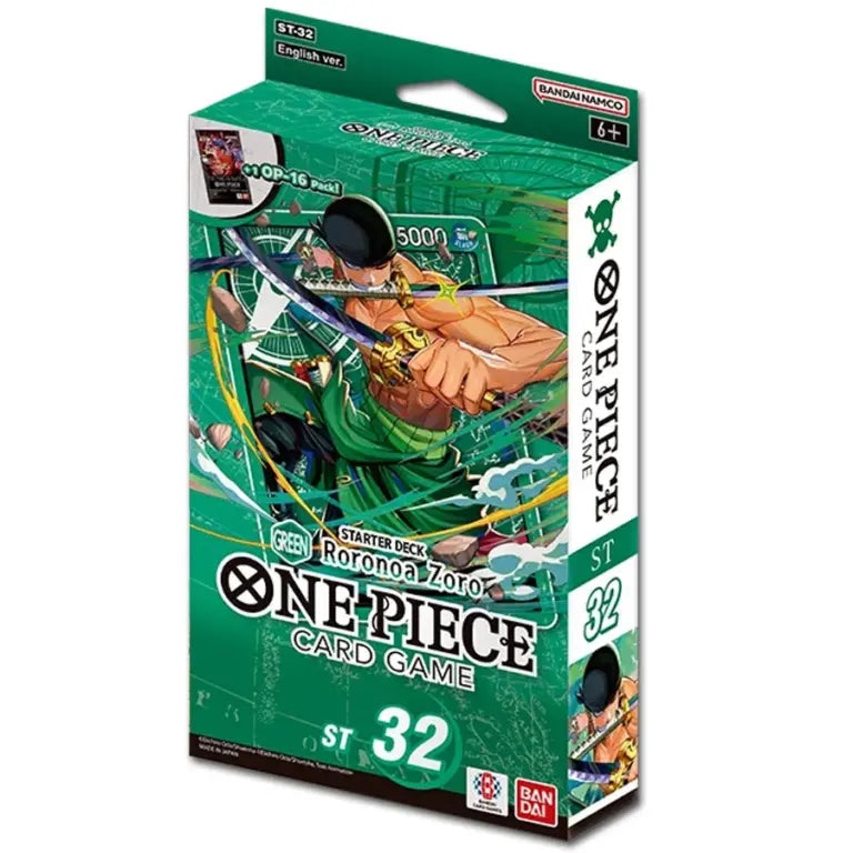 One Piece Card Game Green Roronoa Zoro (ST-32) Starter Deck englisch