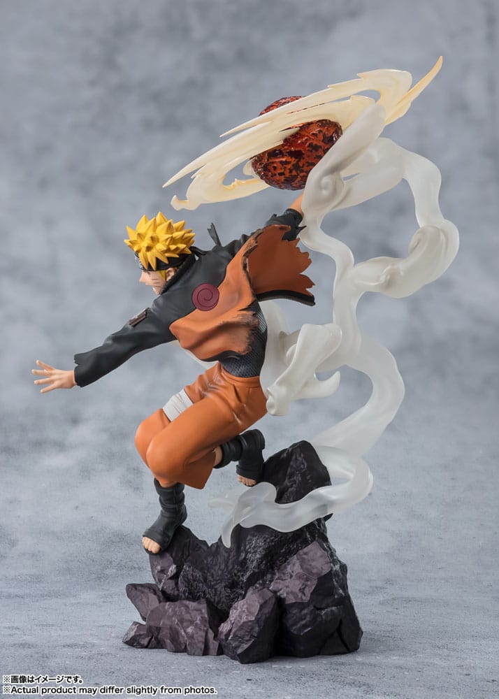 Naruto Shippuden Figuarts ZERO Extra Battle PVC Statue Naruto Uzumaki-Sage Art Lava Release Rasenshuriken 24 cm