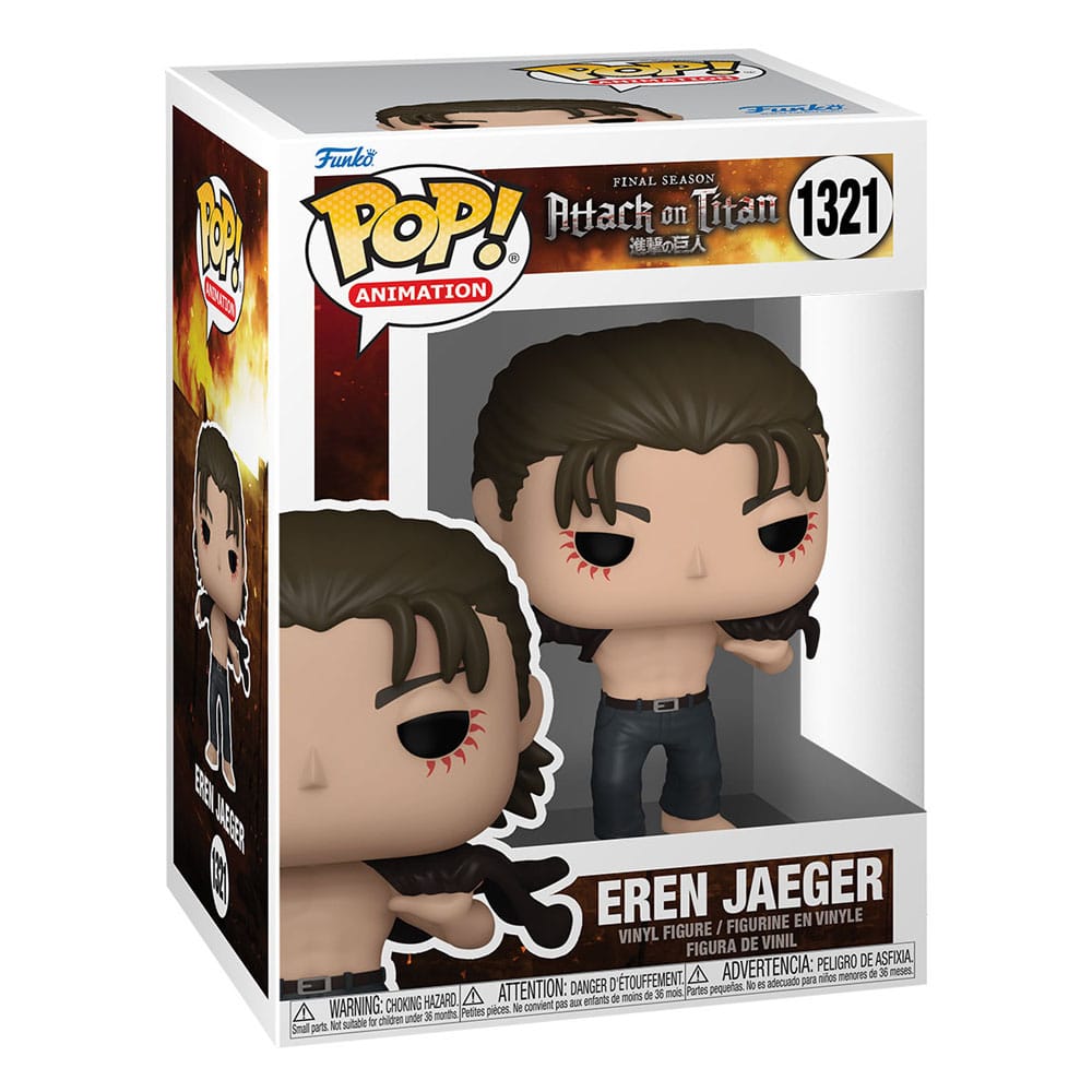 Attack on Titan POP! Animation Vinyl Figur Eren Jeager 9 cm