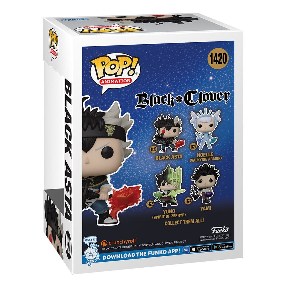 Black Clover POP! Animation Vinyl Figur Asta 9 cm