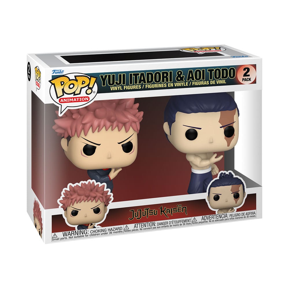 Jujutsu Kaisen POP! Animation Vinyl Figuren Itadori & Todo 9 cm