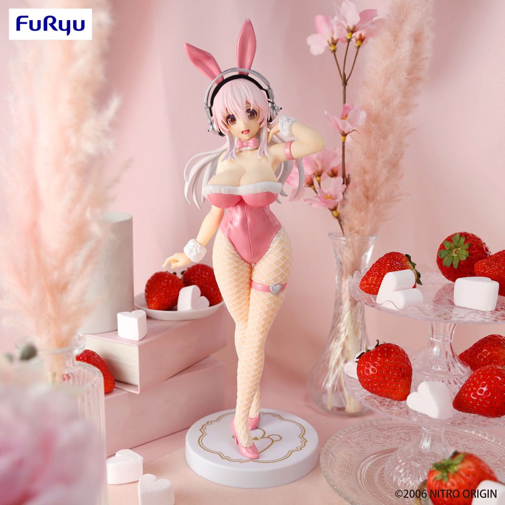 Super Sonico PVC Statue Super Sonico Pink Ver. 30 cm