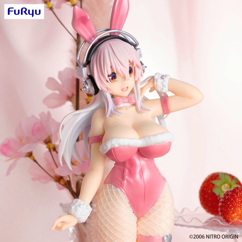 Super Sonico PVC Statue Super Sonico Pink Ver. 30 cm