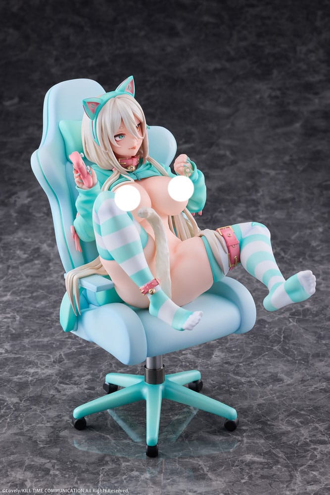 Original Character PVC Statue 1/6 Nekomata Gamer Shiro Deluxe Ver. 25 cm