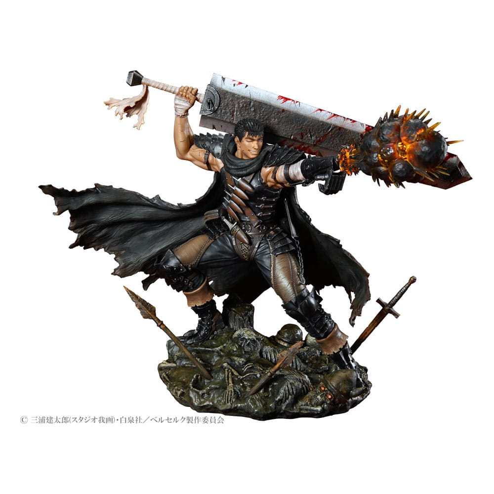 *Pre Order* Berserk PVC Statue 1/7 Guts Black Swordsman Ver. 26 cm