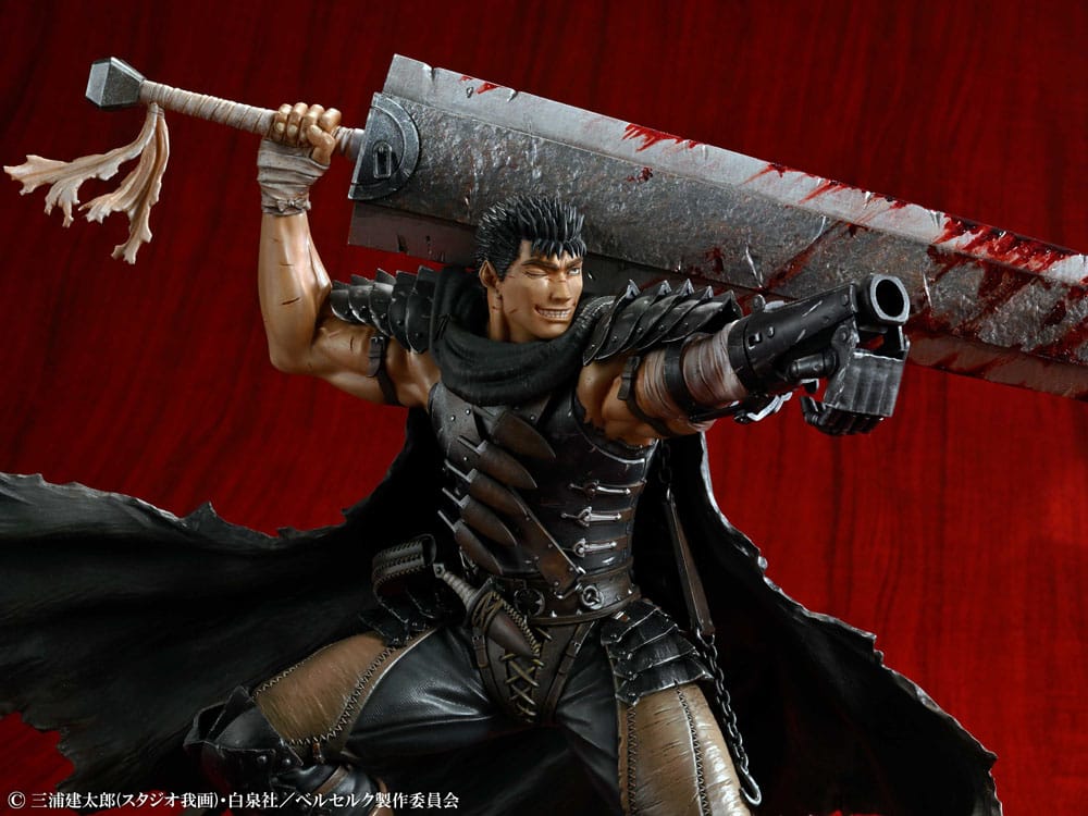 *Pre Order* Berserk PVC Statue 1/7 Guts Black Swordsman Ver. 26 cm