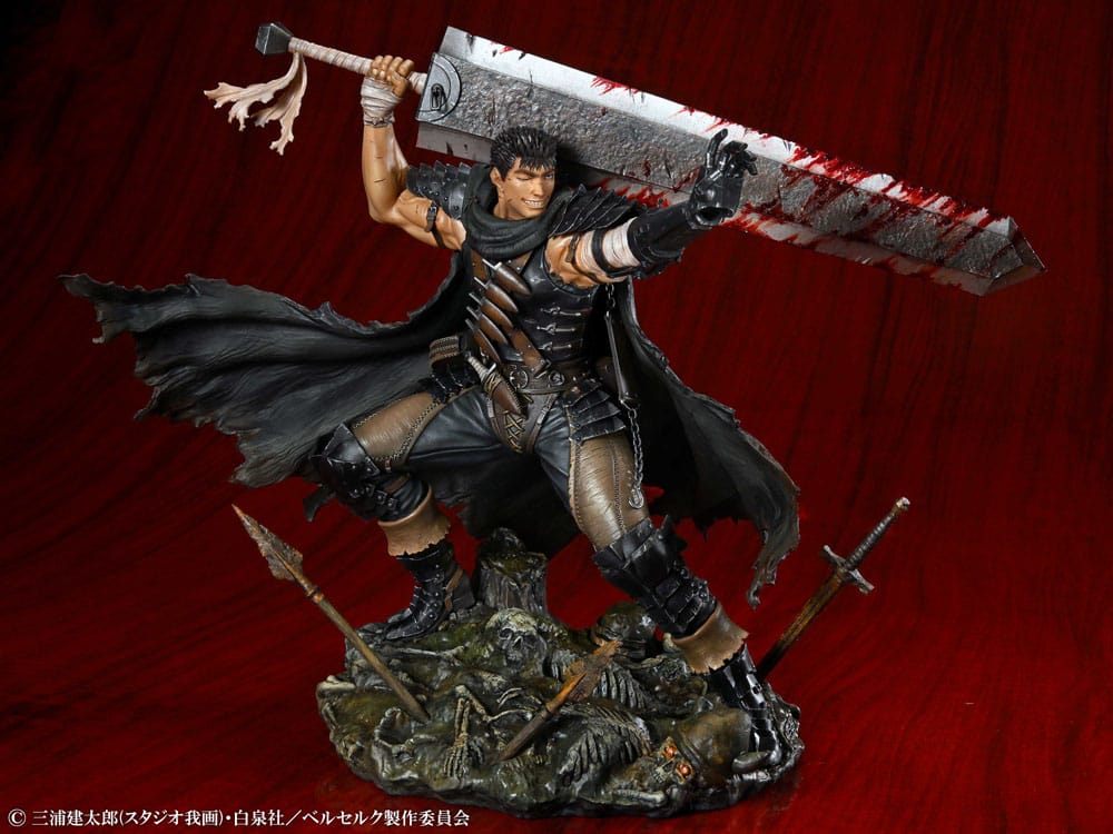 *Pre Order* Berserk PVC Statue 1/7 Guts Black Swordsman Ver. 26 cm