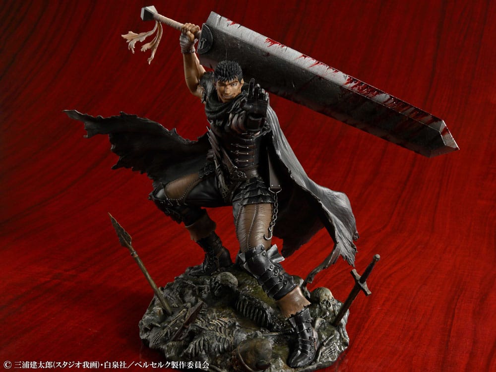 *Pre Order* Berserk PVC Statue 1/7 Guts Black Swordsman Ver. 26 cm