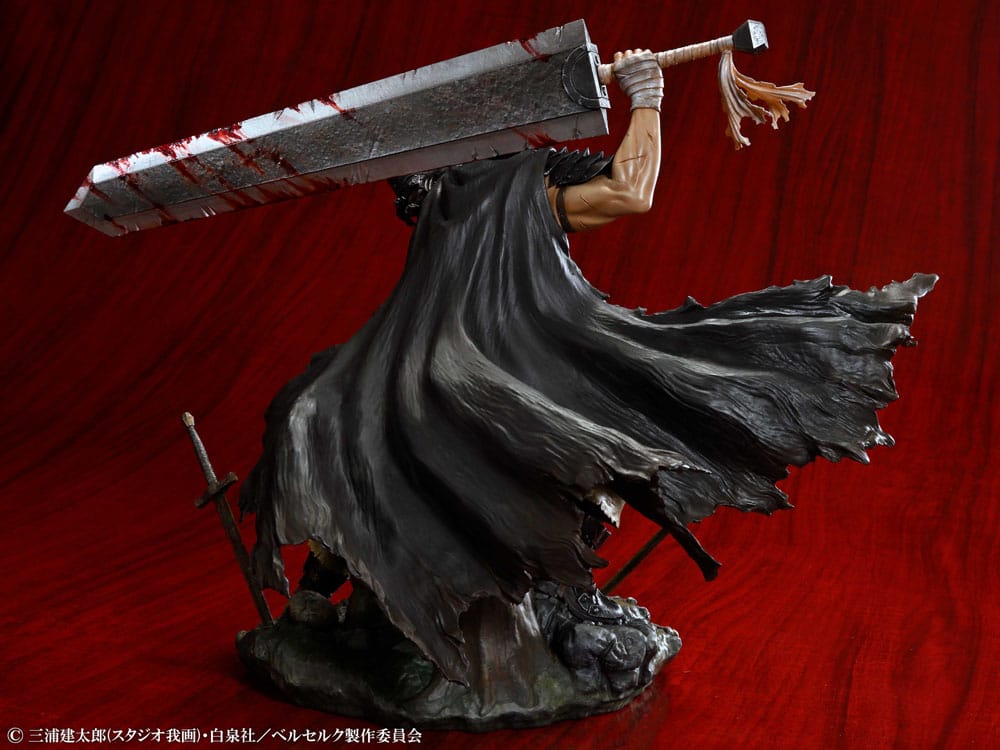 *Pre Order* Berserk PVC Statue 1/7 Guts Black Swordsman Ver. 26 cm