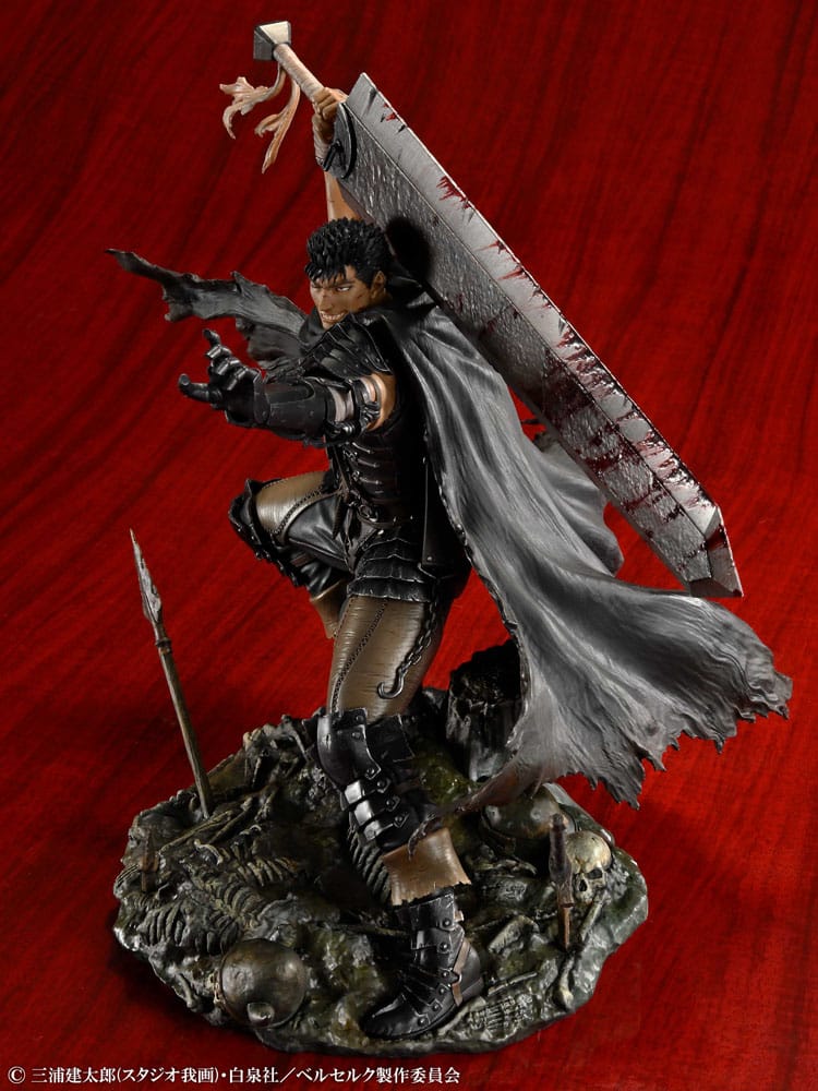 *Pre Order* Berserk PVC Statue 1/7 Guts Black Swordsman Ver. 26 cm