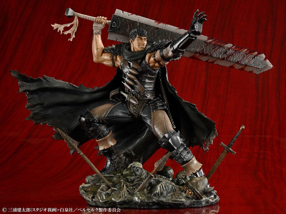 *Pre Order* Berserk PVC Statue 1/7 Guts Black Swordsman Ver. 26 cm