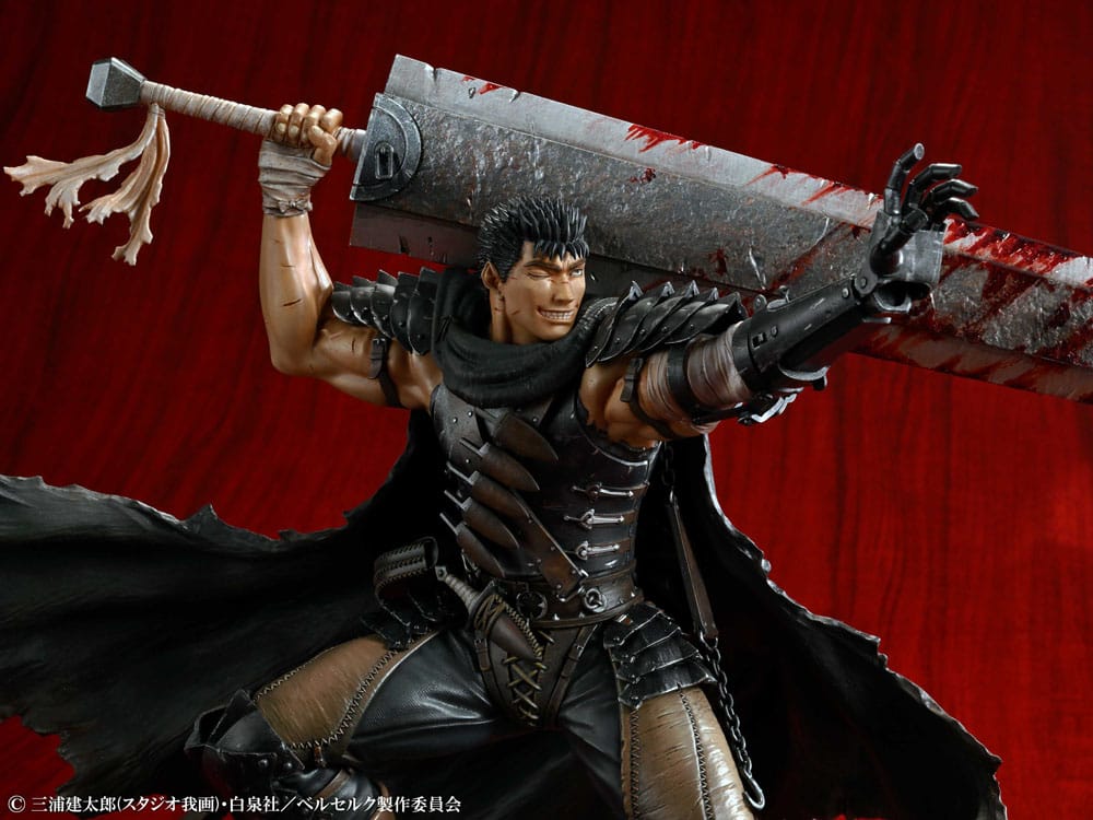 *Pre Order* Berserk PVC Statue 1/7 Guts Black Swordsman Ver. 26 cm