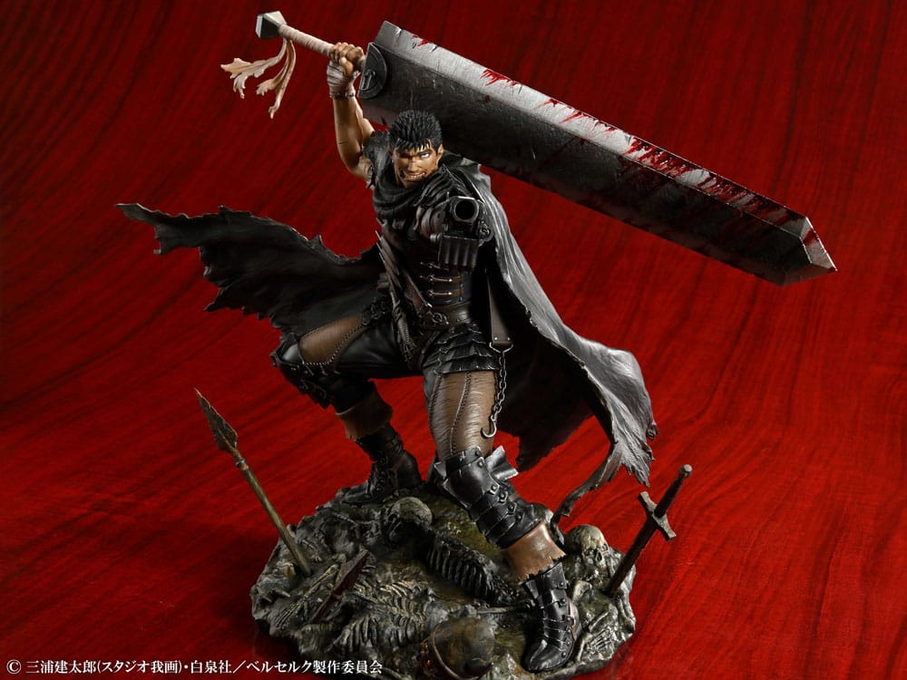 *Pre Order* Berserk PVC Statue 1/7 Guts Black Swordsman Ver. 26 cm