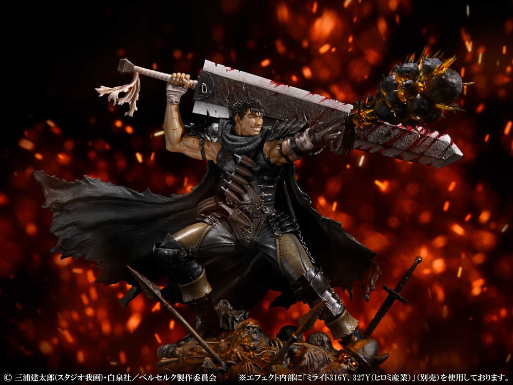 *Pre Order* Berserk PVC Statue 1/7 Guts Black Swordsman Ver. 26 cm