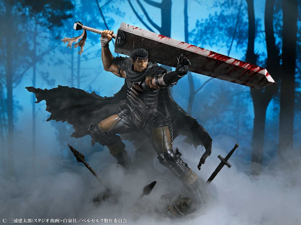 *Pre Order* Berserk PVC Statue 1/7 Guts Black Swordsman Ver. 26 cm