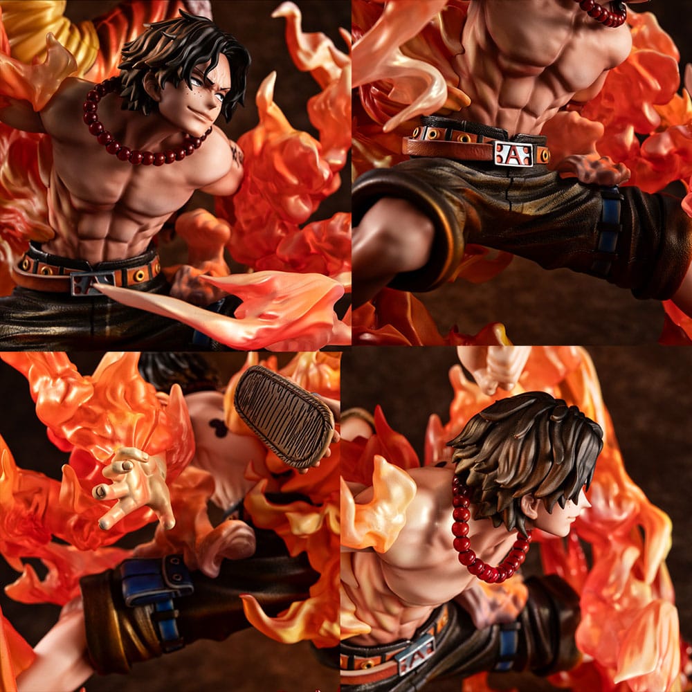 One Piece P.O.P PVC Statue NEO-Maximum Luffy & Ace Bond between brothers 20th Limited Ver. 25 cm