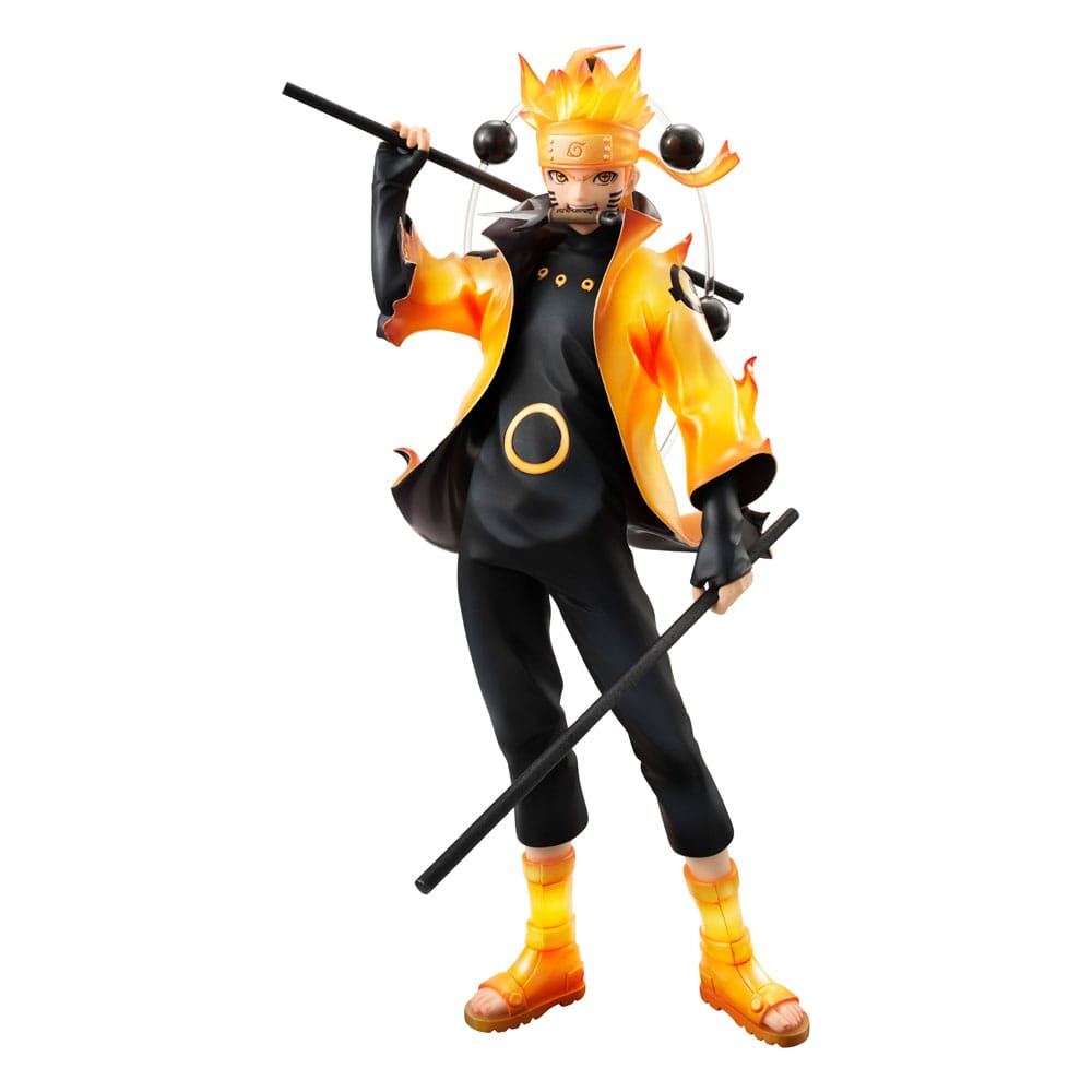 Naruto Shippuden G.E.M. Serie PVC Statue Naruto Uzumaki Six Paths Sage Mode 15th Anniversary Ver. 22 cm