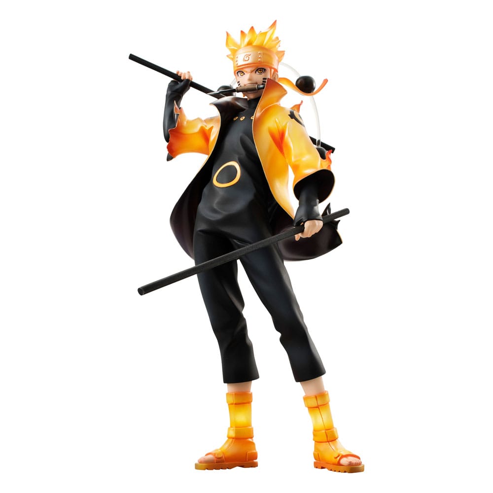 Naruto Shippuden G.E.M. Serie PVC Statue Naruto Uzumaki Six Paths Sage Mode 15th Anniversary Ver. 22 cm
