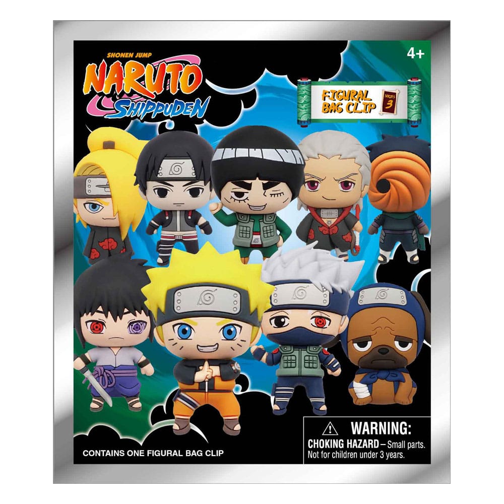 Naruto Shippuden 3D PVC-Taschenanhänger Series 3