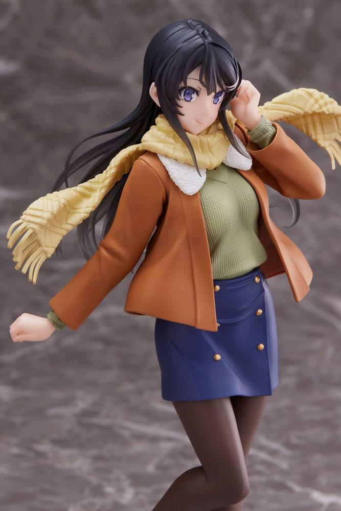 Rascal Does Not Dream of a Dreaming Girl PVC Statue Mai Sakurajima Winter Wear Ver. 20 cm
