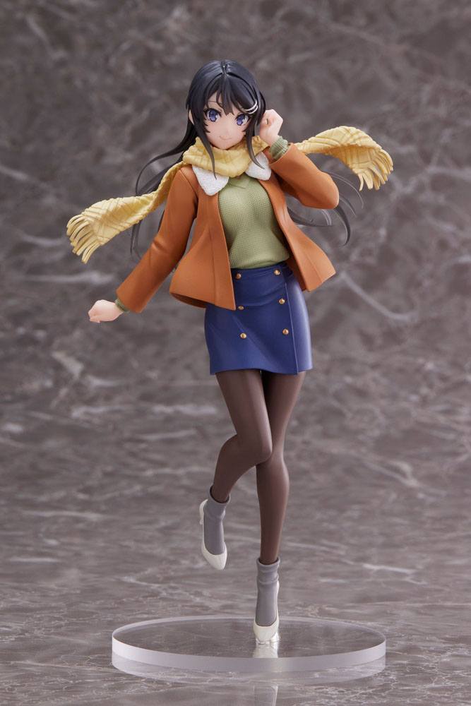 Rascal Does Not Dream of a Dreaming Girl PVC Statue Mai Sakurajima Winter Wear Ver. 20 cm