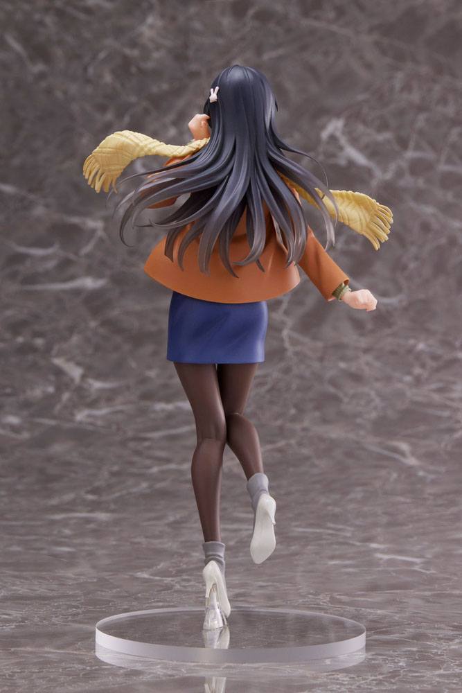 Rascal Does Not Dream of a Dreaming Girl PVC Statue Mai Sakurajima Winter Wear Ver. 20 cm