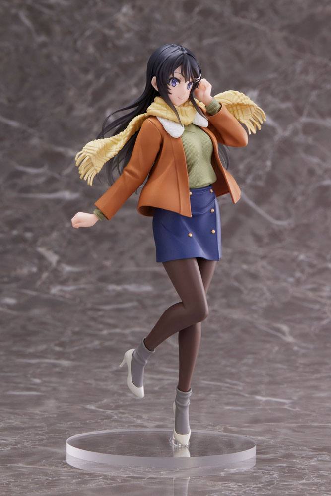 Rascal Does Not Dream of a Dreaming Girl PVC Statue Mai Sakurajima Winter Wear Ver. 20 cm