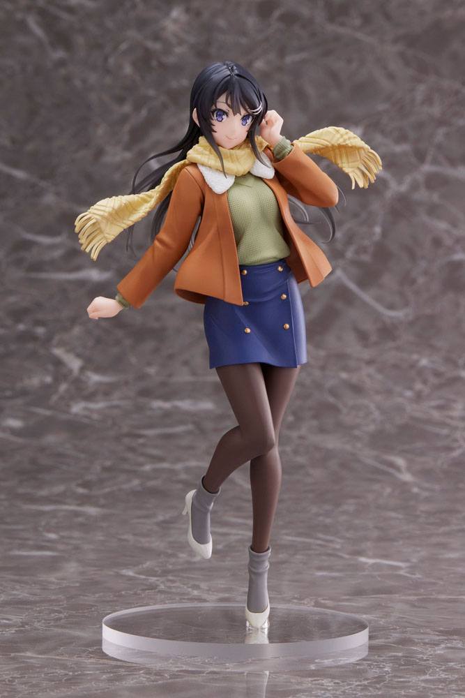 Rascal Does Not Dream of a Dreaming Girl PVC Statue Mai Sakurajima Winter Wear Ver. 20 cm