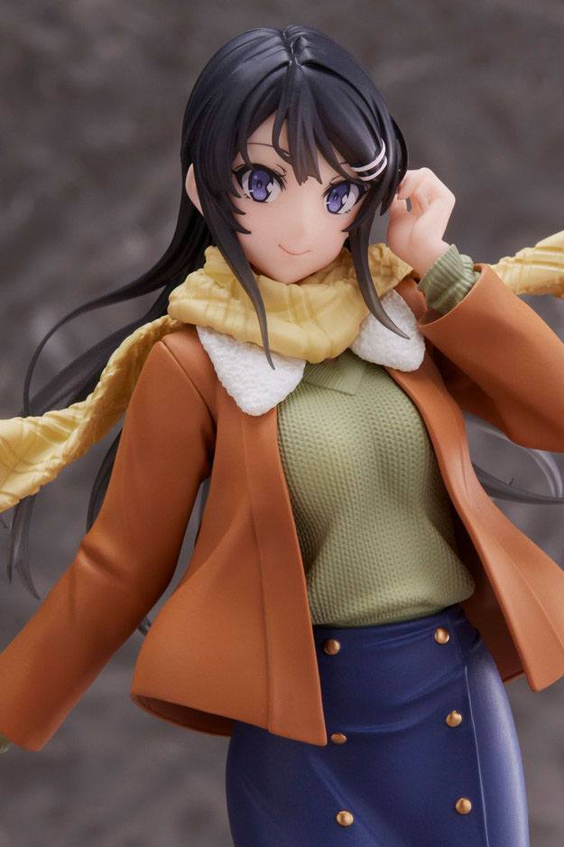 Rascal Does Not Dream of a Dreaming Girl PVC Statue Mai Sakurajima Winter Wear Ver. 20 cm