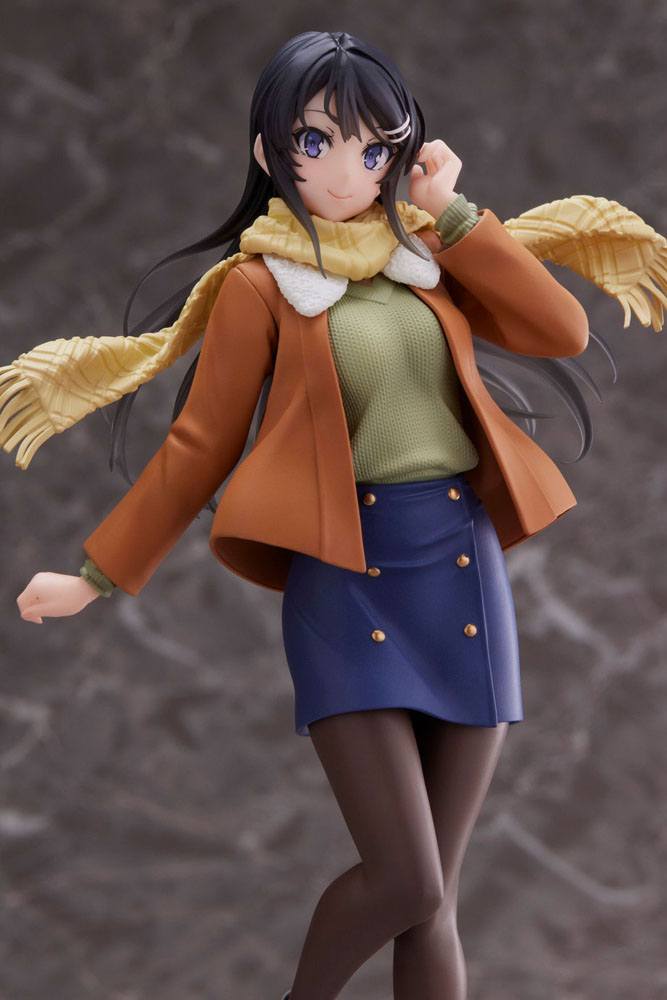 Rascal Does Not Dream of a Dreaming Girl PVC Statue Mai Sakurajima Winter Wear Ver. 20 cm