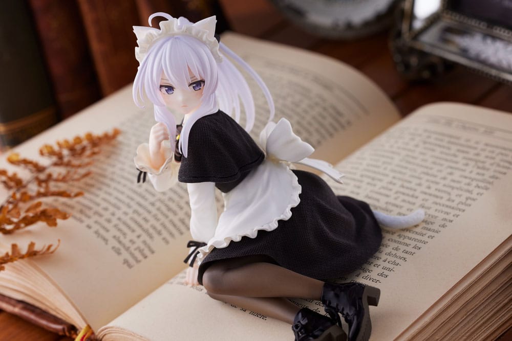 Wandering Witch The Journey of Elaina Coreful PVC Statue Elaina Cat Maid Version