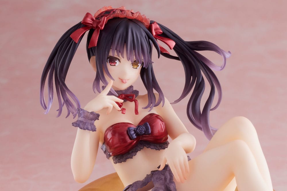 Date A Live IV PVC Statue Aqua Float Girls Figure Kurumi Tokisaki 10 cm