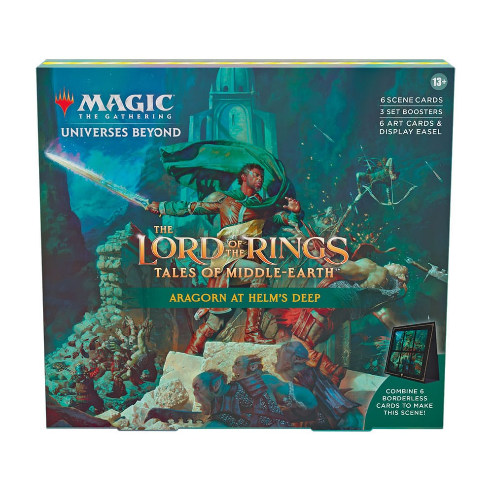Magic the Gathering The Lord of the Rings: Tales of Middle-earth Szenenboxen Aragorn at Helm's Deep englisch