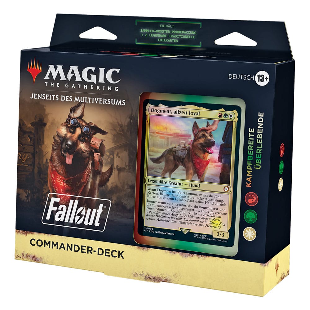 Magic the Gathering Jenseits des Multiversums: Fallout Deck Kampfbereite Überlebende (Rot-Grün-Weiß) deutsch