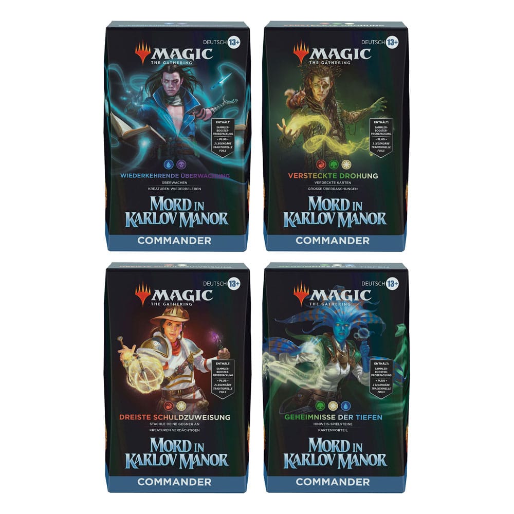 Magic the Gathering Mord in Karlov Manor Commander Deck Dreiste Schuldzuweisung deutsch