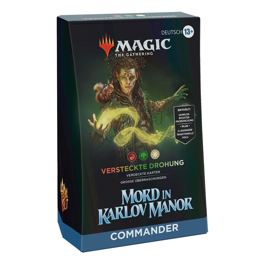 Magic the Gathering Mord in Karlov Manor Commander Deck Versteckte Drohung deutsch