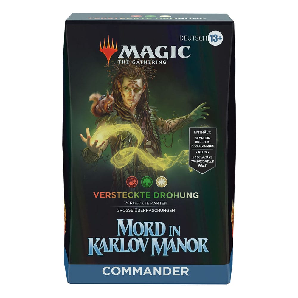 Magic the Gathering Mord in Karlov Manor Commander Deck Versteckte Drohung deutsch