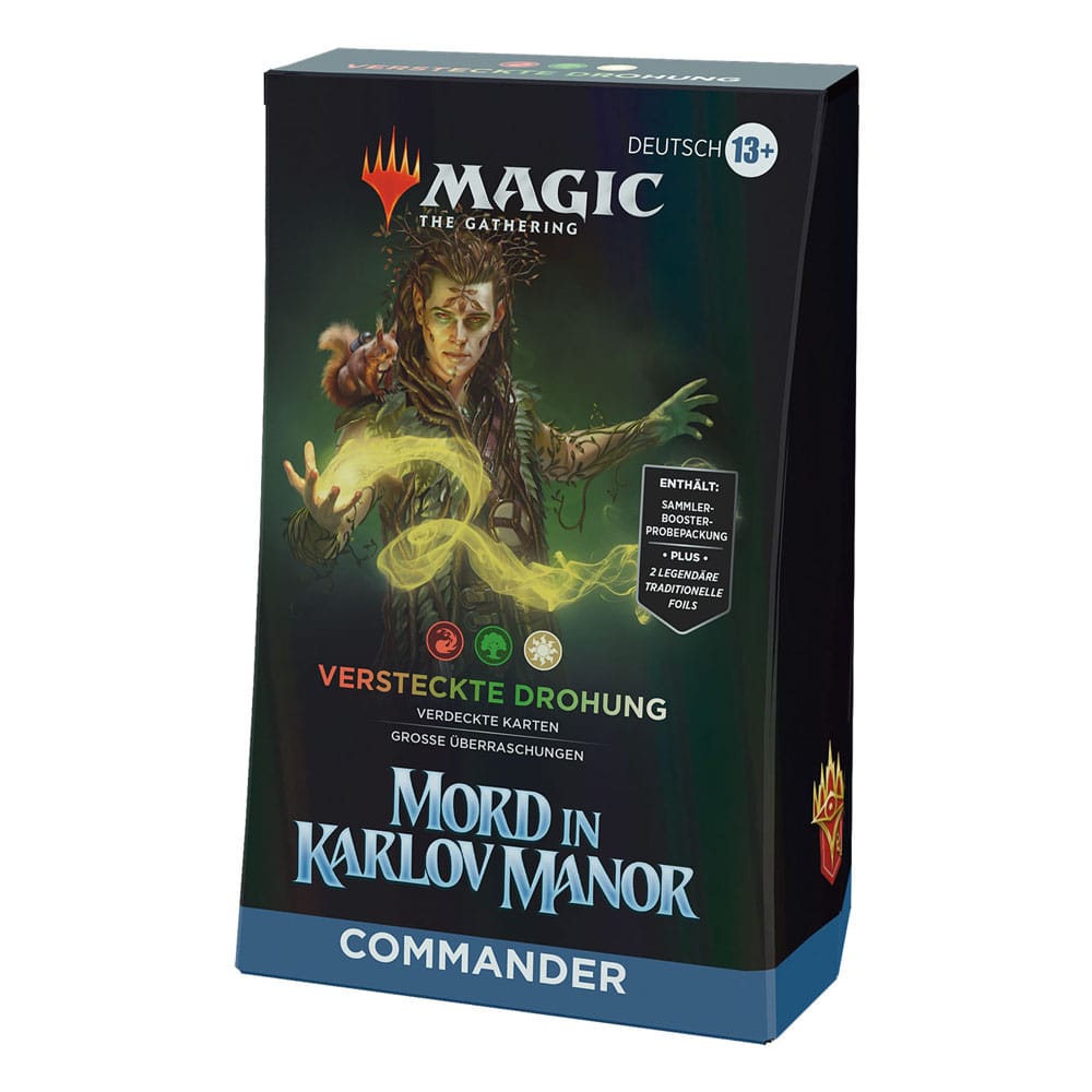 Magic the Gathering Mord in Karlov Manor Commander Deck Versteckte Drohung deutsch