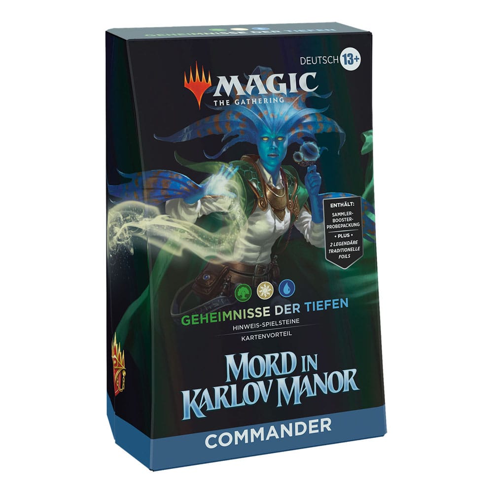 Magic the Gathering Mord in Karlov Manor Commander Deck Geheimnisse der Tiefen deutsch